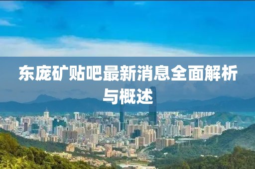 東龐礦貼吧最新消息全面解析與概述
