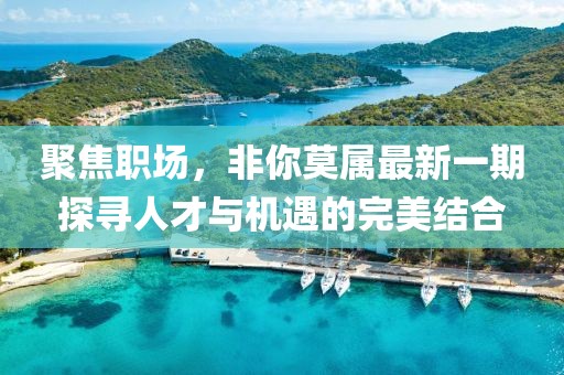 聚焦職場，非你莫屬最新一期探尋人才與機(jī)遇的完美結(jié)合