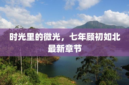時光里的微光，七年顧初如北最新章節(jié)