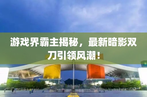 游戲界霸主揭秘，最新暗影雙刀引領(lǐng)風(fēng)潮！