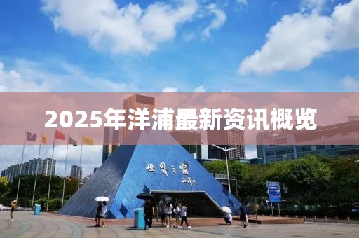 2025年洋浦最新資訊概覽