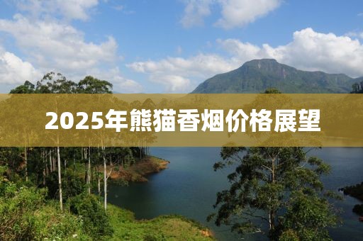 2025年熊貓香煙價格展望