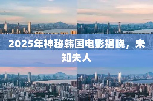 2025年神秘韓國電影揭曉，未知夫人