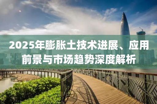 2025年膨脹土技術(shù)進(jìn)展、應(yīng)用前景與市場(chǎng)趨勢(shì)深度解析