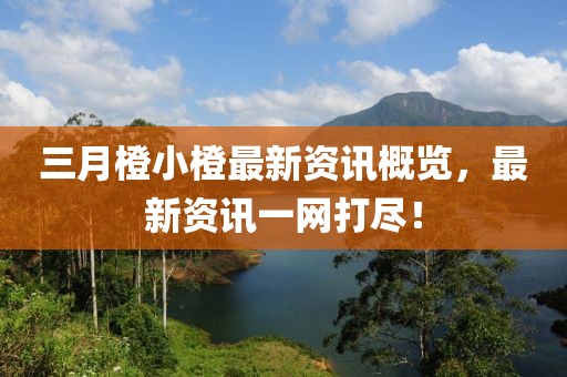 三月橙小橙最新資訊概覽，最新資訊一網(wǎng)打盡！