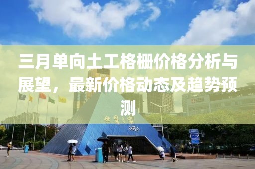 三月單向土工格柵價格分析與展望，最新價格動態(tài)及趨勢預(yù)測