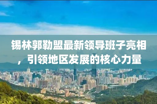 錫林郭勒盟最新領(lǐng)導(dǎo)班子亮相，引領(lǐng)地區(qū)發(fā)展的核心力量