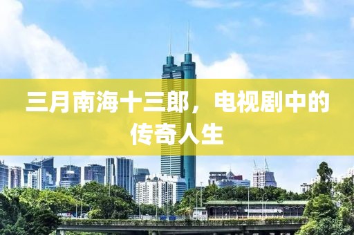 三月南海十三郎，電視劇中的傳奇人生