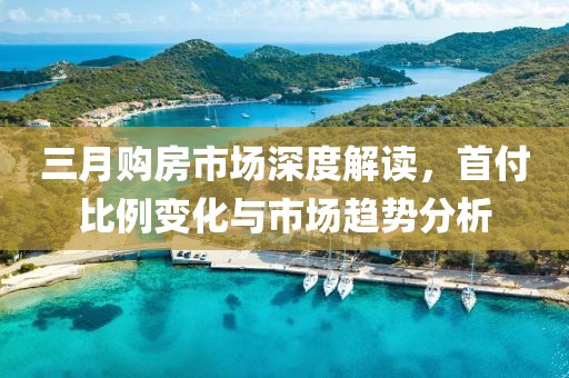 三月購房市場深度解讀，首付比例變化與市場趨勢分析