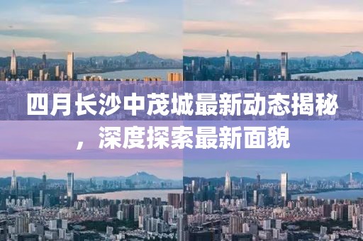四月長沙中茂城最新動態(tài)揭秘，深度探索最新面貌