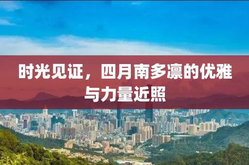 時(shí)光見(jiàn)證，四月南多凜的優(yōu)雅與力量近照