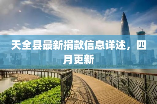 天全縣最新捐款信息詳述，四月更新