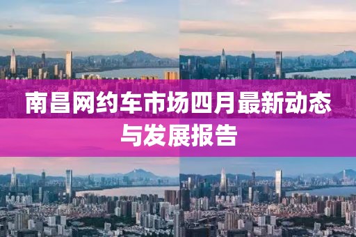 南昌網(wǎng)約車市場四月最新動態(tài)與發(fā)展報告