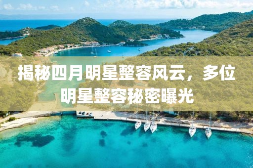 揭秘四月明星整容風(fēng)云，多位明星整容秘密曝光