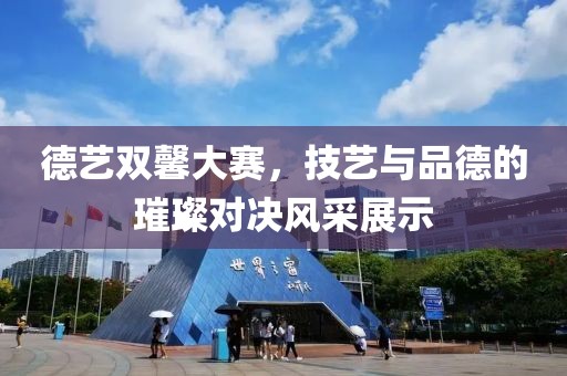德藝雙馨大賽，技藝與品德的璀璨對決風(fēng)采展示