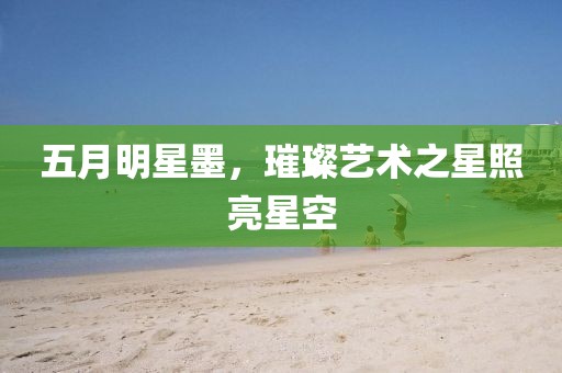 五月明星墨，璀璨藝術(shù)之星照亮星空