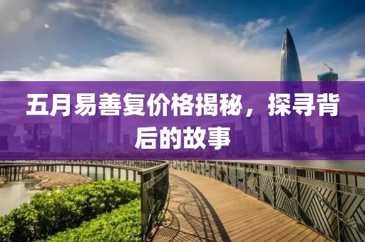 五月易善復(fù)價(jià)格揭秘，探尋背后的故事