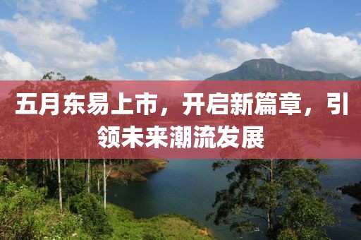 五月東易上市，開啟新篇章，引領(lǐng)未來潮流發(fā)展