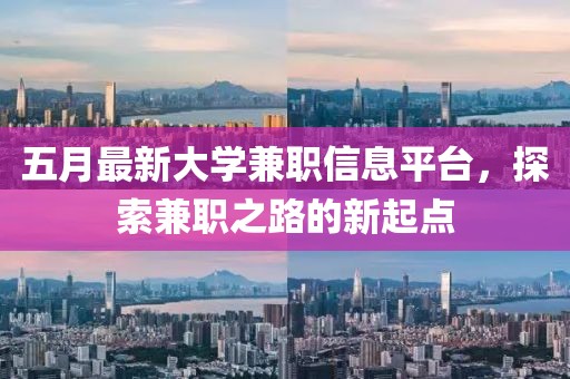五月最新大學兼職信息平臺，探索兼職之路的新起點