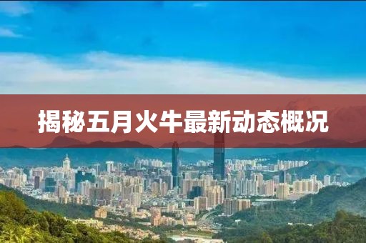 揭秘五月火牛最新動(dòng)態(tài)概況