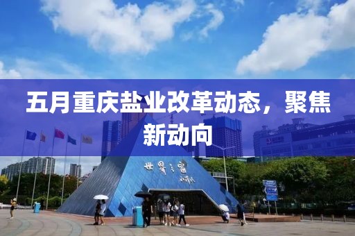 五月重慶鹽業(yè)改革動(dòng)態(tài)，聚焦新動(dòng)向