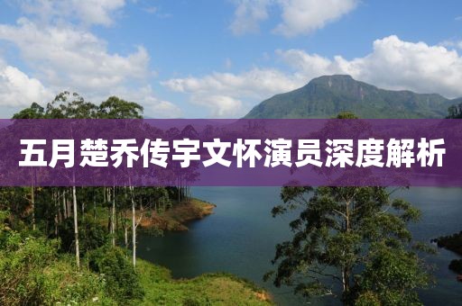 五月楚喬傳宇文懷演員深度解析