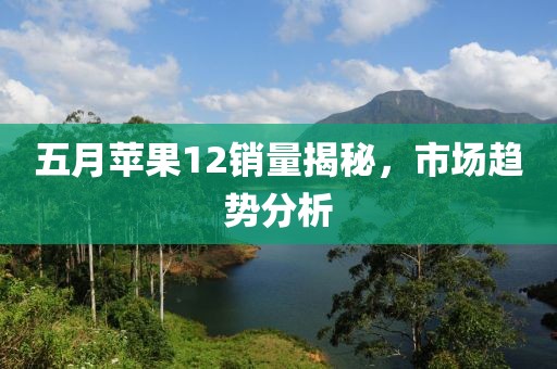 五月蘋(píng)果12銷(xiāo)量揭秘，市場(chǎng)趨勢(shì)分析