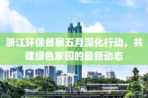 浙江環(huán)保督察五月深化行動，共建綠色家園的最新動態(tài)
