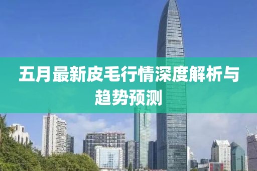 五月最新皮毛行情深度解析與趨勢預(yù)測