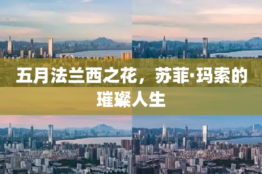 五月法蘭西之花，蘇菲·瑪索的璀璨人生