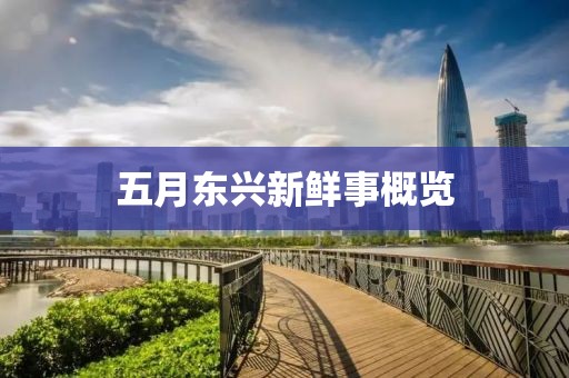 五月東興新鮮事概覽