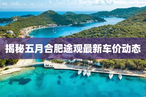 揭秘五月合肥途觀最新車價(jià)動態(tài)