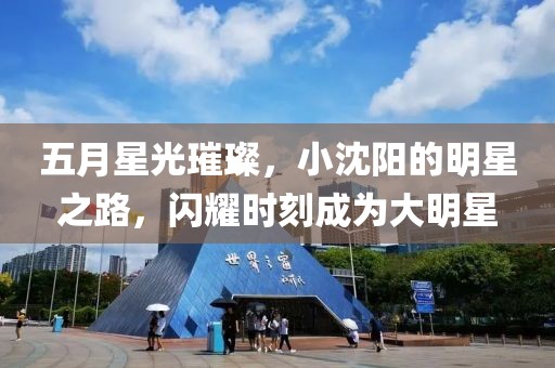 五月星光璀璨，小沈陽的明星之路，閃耀時刻成為大明星