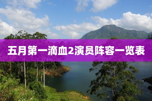 五月第一滴血2演員陣容一覽表