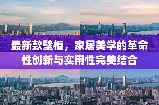 最新款壁柜，家居美學(xué)的革命性創(chuàng)新與實(shí)用性完美結(jié)合