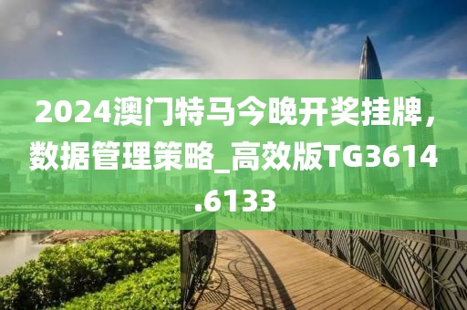 2024澳門特馬今晚開獎掛牌，數(shù)據(jù)管理策略_高效版TG3614.6133