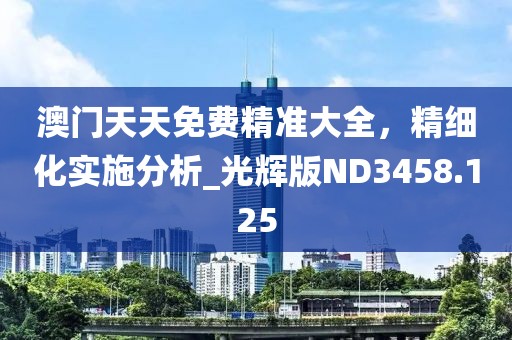 澳門天天免費(fèi)精準(zhǔn)大全，精細(xì)化實(shí)施分析_光輝版ND3458.125