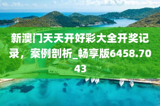 新澳門天天開好彩大全開獎(jiǎng)記錄，案例剖析_暢享版6458.7043