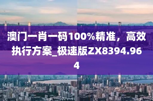 澳門一肖一碼100%精準，高效執(zhí)行方案_極速版ZX8394.964