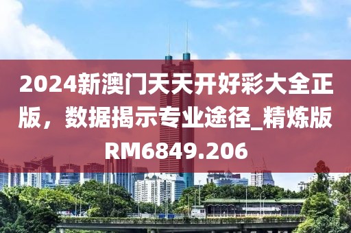2024新澳門天天開好彩大全正版，數(shù)據(jù)揭示專業(yè)途徑_精煉版RM6849.206