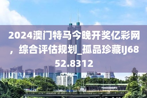 2024澳門特馬今晚開獎億彩網(wǎng)，綜合評估規(guī)劃_孤品珍藏IJ6852.8312