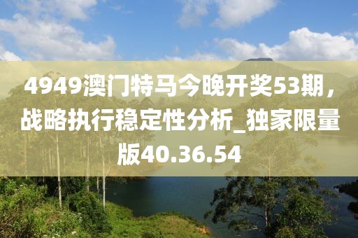 4949澳門(mén)特馬今晚開(kāi)獎(jiǎng)53期，戰(zhàn)略執(zhí)行穩(wěn)定性分析_獨(dú)家限量版40.36.54