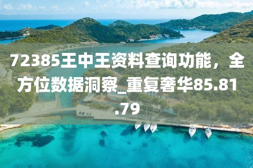 72385王中王資料查詢功能，全方位數(shù)據(jù)洞察_重復(fù)奢華85.81.79
