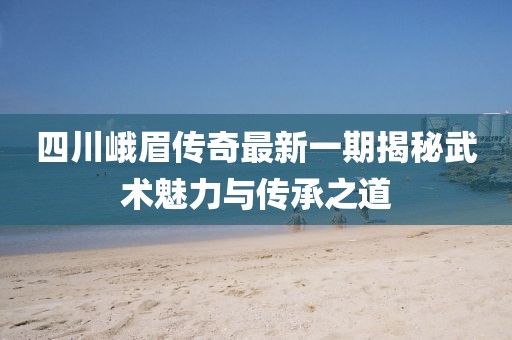 四川峨眉傳奇最新一期揭秘武術(shù)魅力與傳承之道